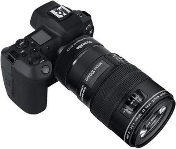 Produktbild Commlite Adapter Canon EF/EF's zu EOS R (Umkehrring, Canon RF, Canon R)