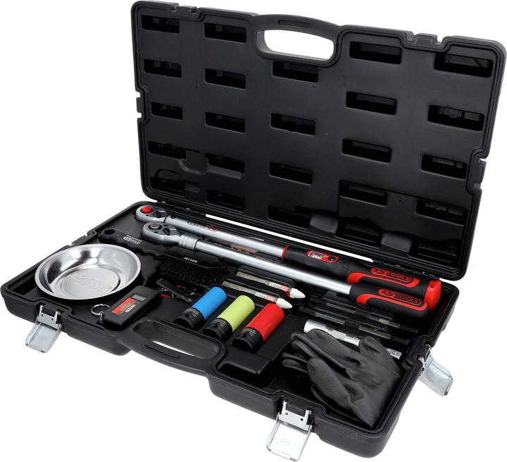 Productafbeelding KS Tools 516.2450 MASTER Radwechsel-Service-Satz mit 1/2" INFINITOOL Ratschen-Dr (1/2", 20 - 200 Nm)