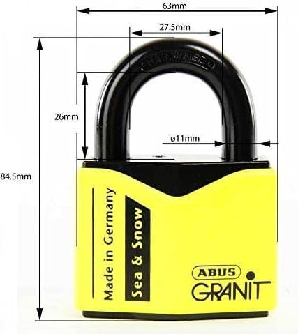 Actual product image Abus 37/55 Granite S&S