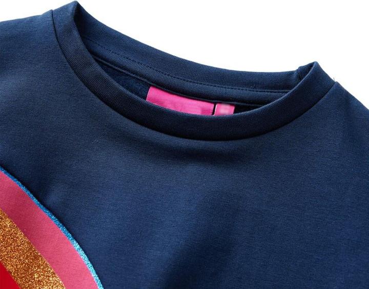 Immagine prodotto vidaXL Felpa da bambino blu navy 128,Materiale: 95 % cotone. 5 (128)