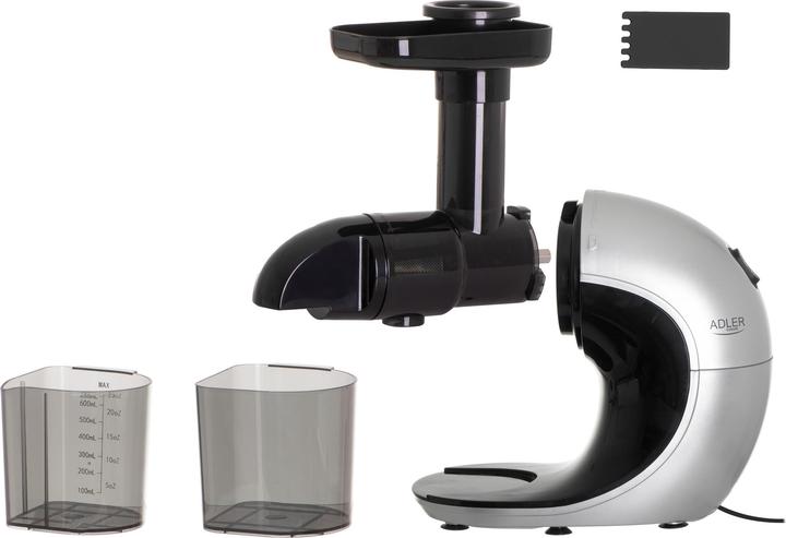 Image du produit Adler AD 4130 Slow Juicer, Acier inoxydable/Noir
