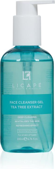 Immagine prodotto Licape Tea Tree Gesichtsreinigungsgel 200 ml - Sanfte Tiefenreinigung & Feuchtigkeit (Gel detergente, 200 ml)