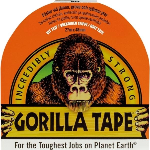 Image du produit Gorilla Ruban adhésif super résistant 48 mm x 27 mètres blanc (48 mm)