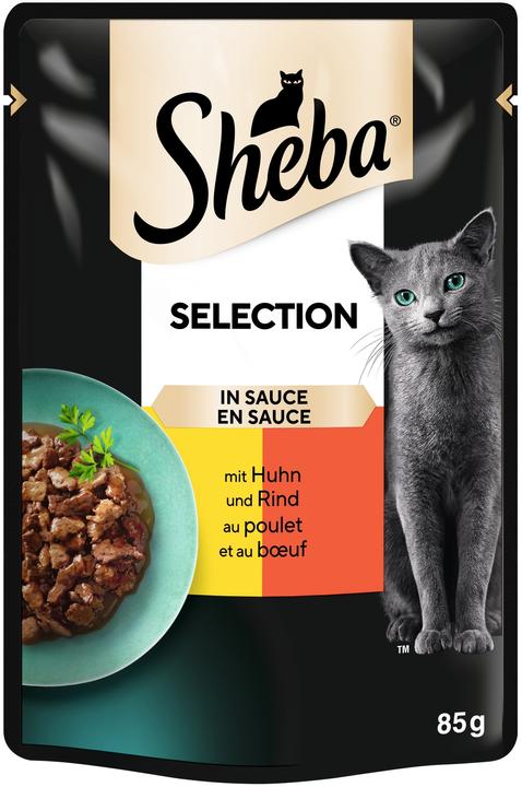 Image du produit Sheba ® Selection Portionsbeutel Huhn und Rind in Sauce 85g (2380 g)