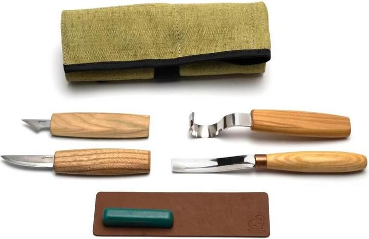 Beaver Craft S49 Löffel Holzschnitzmesser- Set (15 mm)