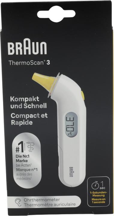 Actual product image Braun ThermoScan 3 IRT3030 (Ear)