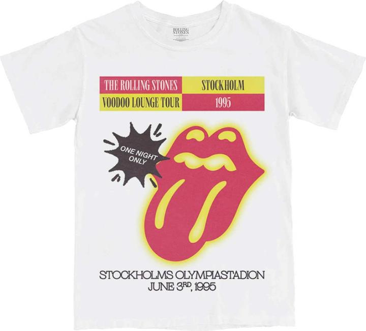 Immagine prodotto The Rolling Stones Maglietta unisex adulto Stoccolma '95 in cotone (L)