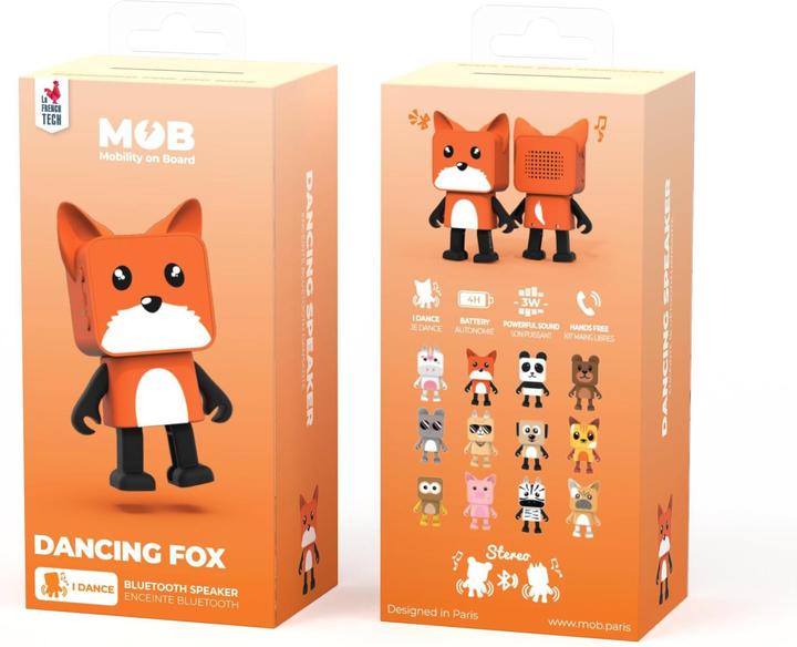 Actual product image Mobility on Board Bluetooth Speaker FOX (5 h, Rechargeable battery operated)