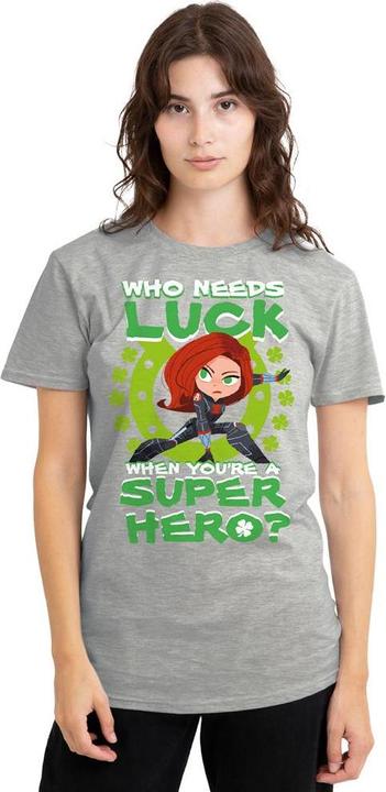 Produktbild Lucky Super Hero TShirt meliert St PatricksTag (S)