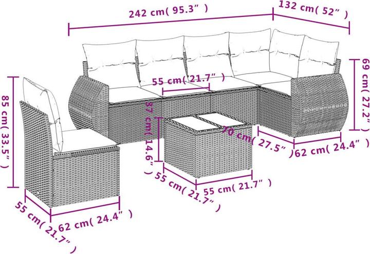 Produktbild vidaXL Damir