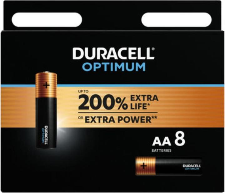 Duracell Optimum (8 pcs, AA)