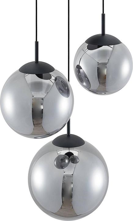 Immagine prodotto Lindby Lampada a sospensione Teeja 3 Cluster Smoke (E27)