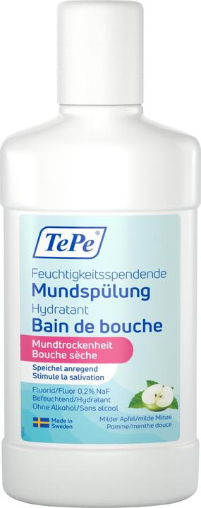TePe Feuchtigkeitsspendende Mundspühlung, milder Apfel-Minzgeschmack (500 ml, Mundspülung)