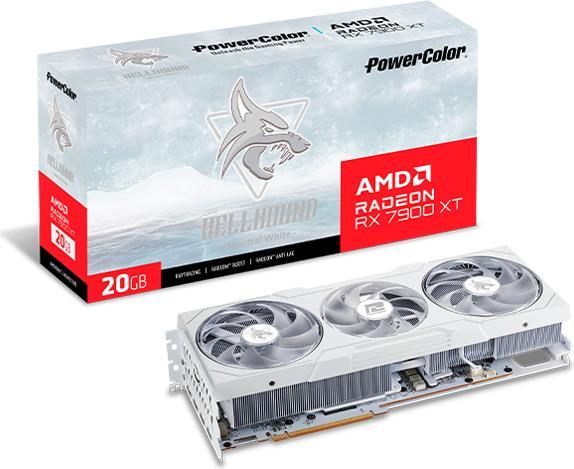 Produktbild Powercolor RX 7900XT Hellhound Spectral White (20 GB)