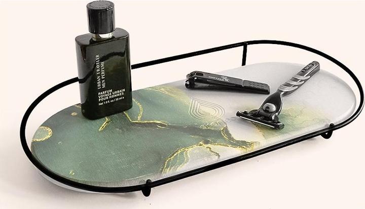 Immagine prodotto Stonea Makea Vassoio per il trucco in oro Nettuno