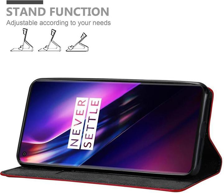 Actual product image Cadorabo Book Invisible Magnet Cover (Oneplus 8)