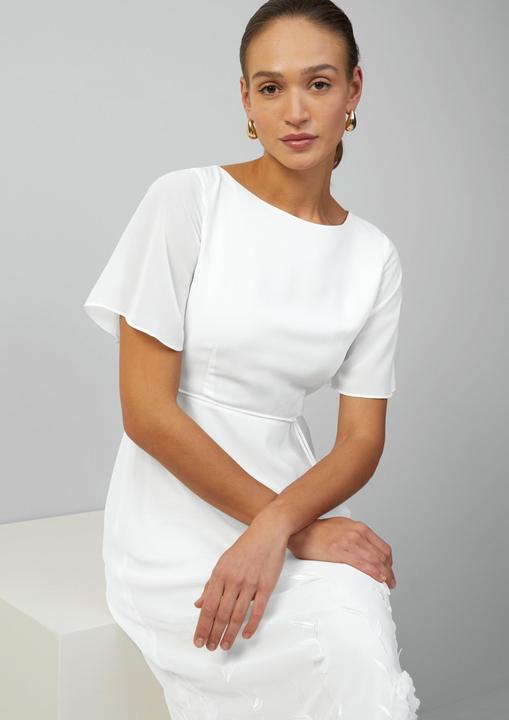 Immagine prodotto S.Oliver Kleid Festives Midikleid aus Chiffon mit floralen Applikationen (44)