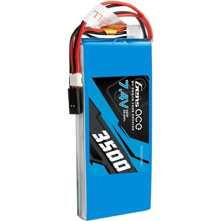 Thumbnail - Gens Ace GEA35002SRXFJ Radio-Controlled (RC) model part/accessory Battery (7.40 V, 3500 mAh)
