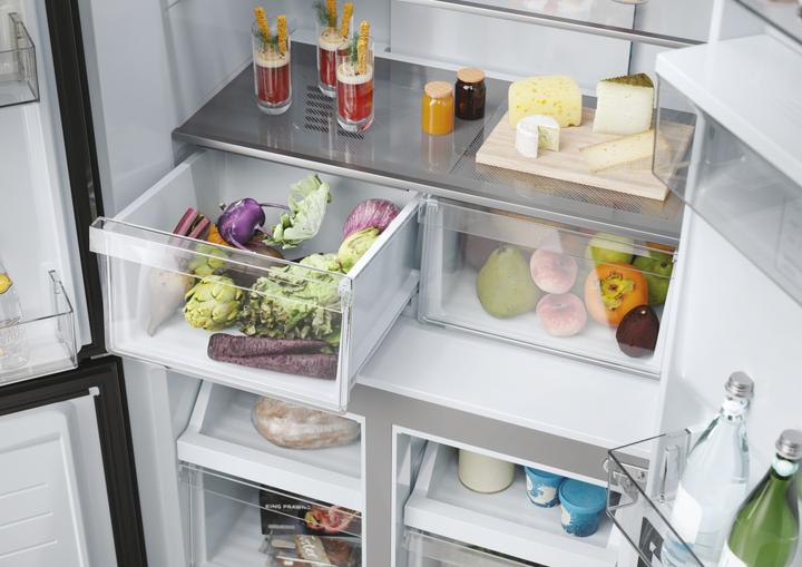 Actual product image Haier HCR3818EWPT Cube 83 Series 3 Refrigerator (463 l)