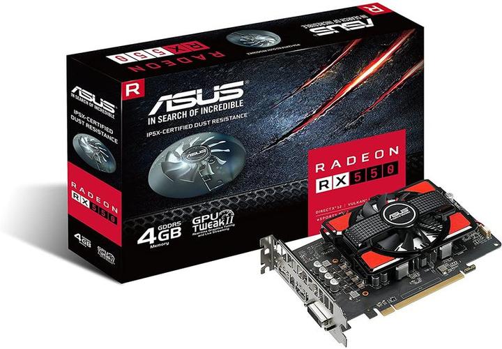 Produktbild ASUS Radeon RX 550 4G (4 GB)