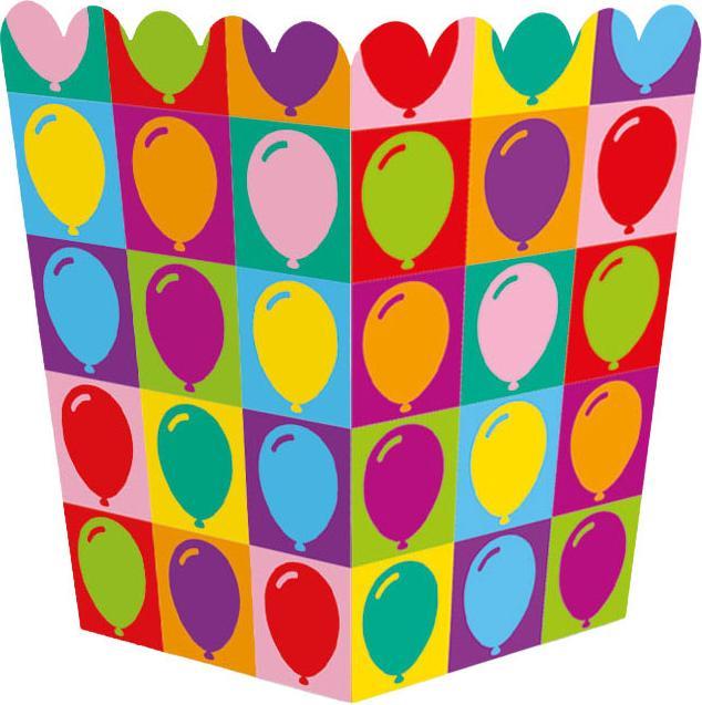 Produktbild Globos Europe Pop Party Papier-Snackboxen - 8 Stück. (8x)