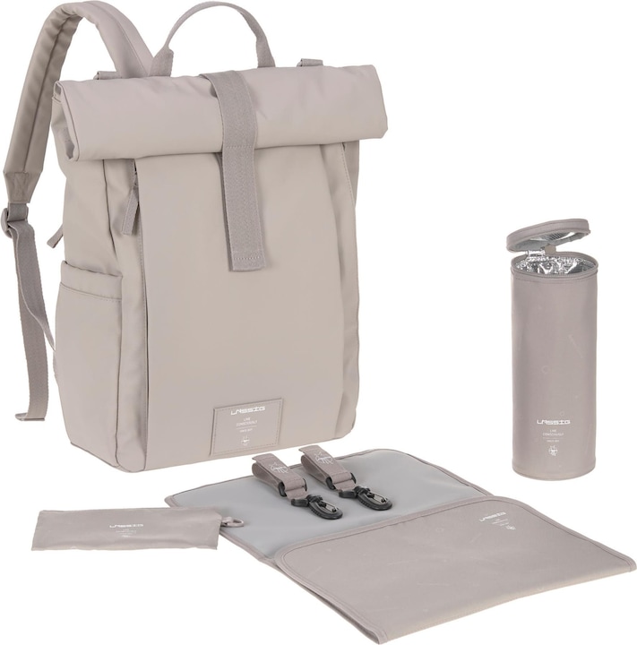 Image du produit Lässig Sac à dos à langer Rolltop Up Green Label
