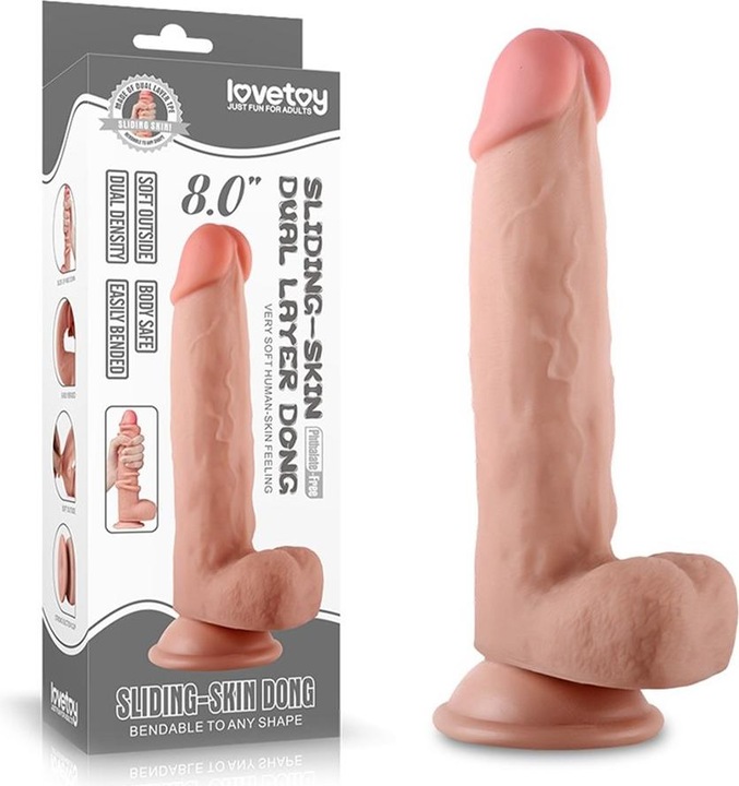 Image du produit Lovetoy Gode à peau coulissante