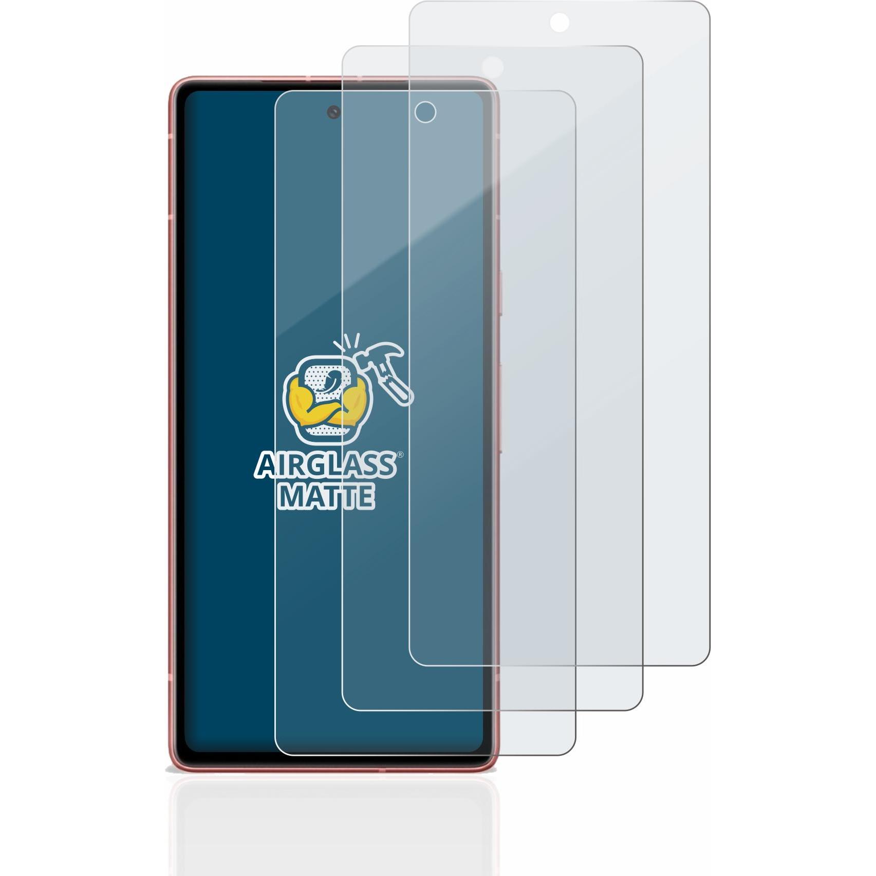 Thumbnail - BROTECT AirGlass Panzerglasfolie Matt (3 Stück, Google Pixel 7a), Smartphone Schutzfolie, Grau