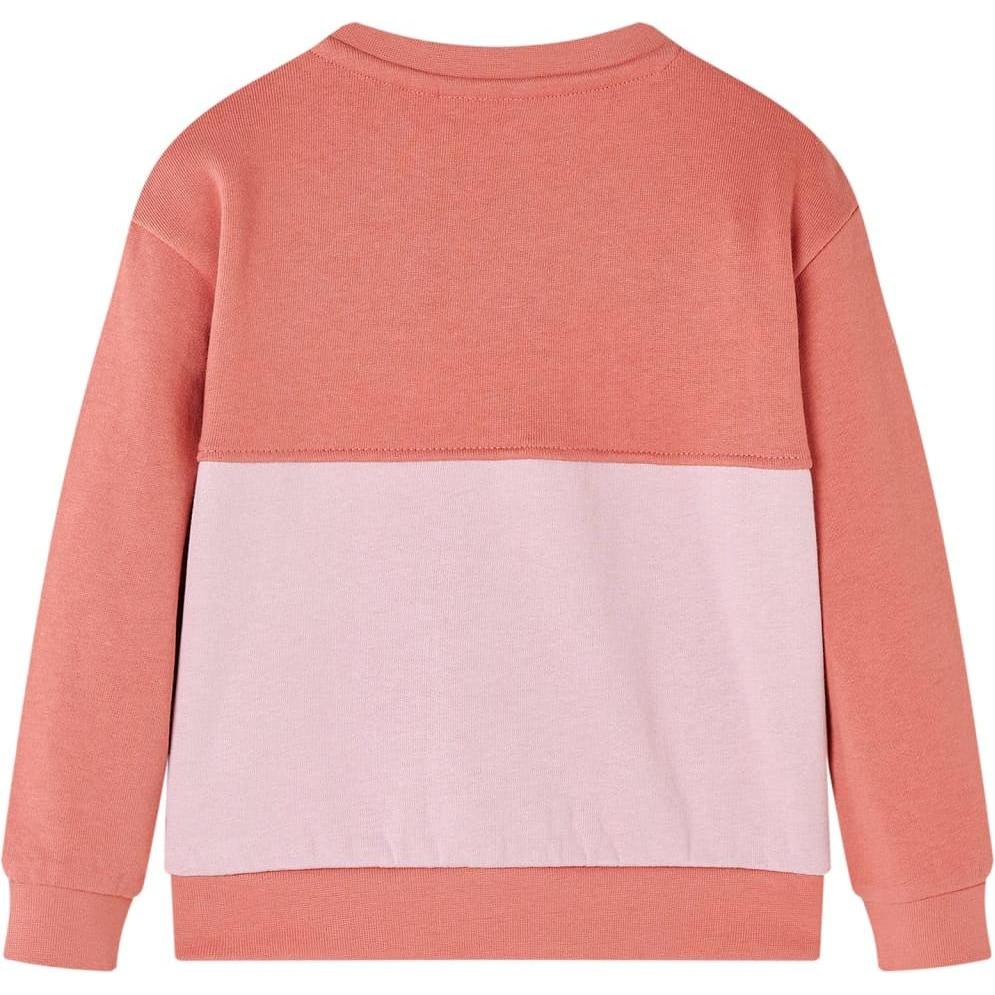 Thumbnail - VidaXL, Jungen, Pullover, Kinder-Sweatshirt mit Farbblock Rosa 104,Material: 80, Rosa, (104)