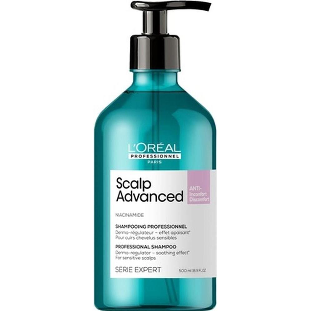 L'Oréal Paris, Shampoo, L'OREAL PROFESSIONNEL Serie Expert Scalp Advanced Anti Discomfort szampon kojący skórę głowy 500ml (500 ml, Shampoo liquido)