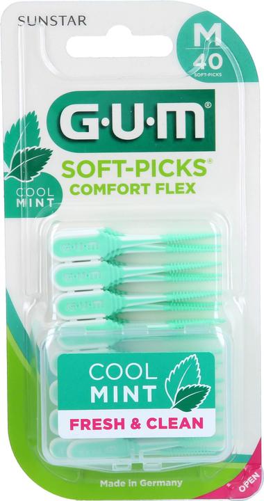 Sunstar Gum Gum Soft Picks Cf Mint Med, 40 St ZBU (40 x)