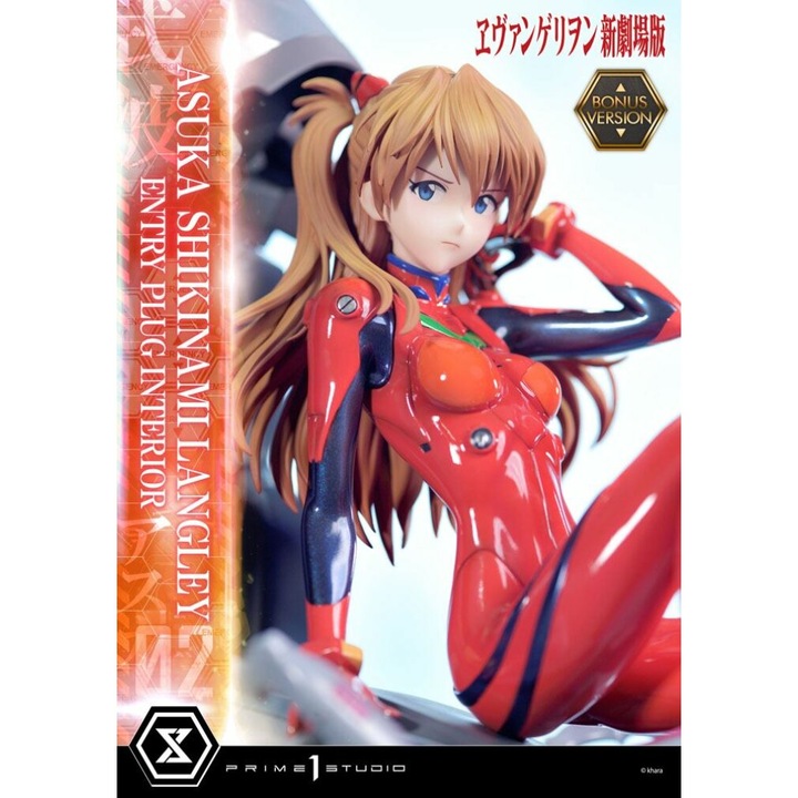 Actual product image Prime 1 Studio Rebuild of Evangelion statuette 1/4 Asuka Shikinami Langley Bonus Version 66 cm