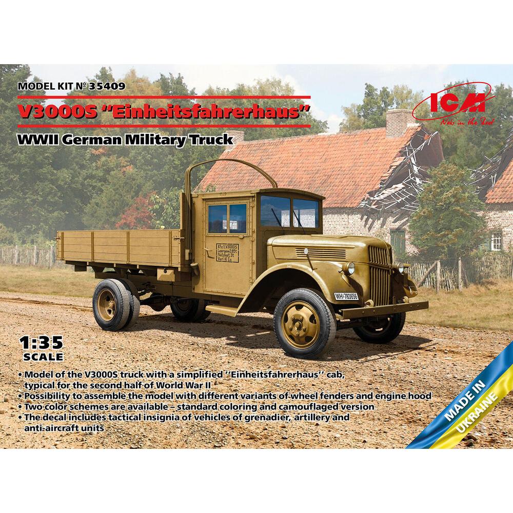 ICM V3000S Einheitsfahrerhaus, WWII German Military Truck