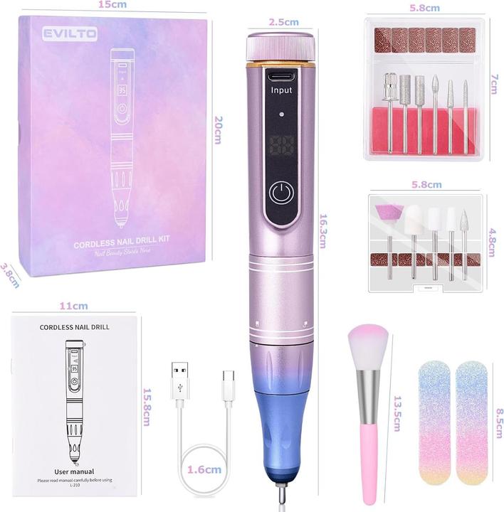 Produktbild Evilto Nagelfräser Set