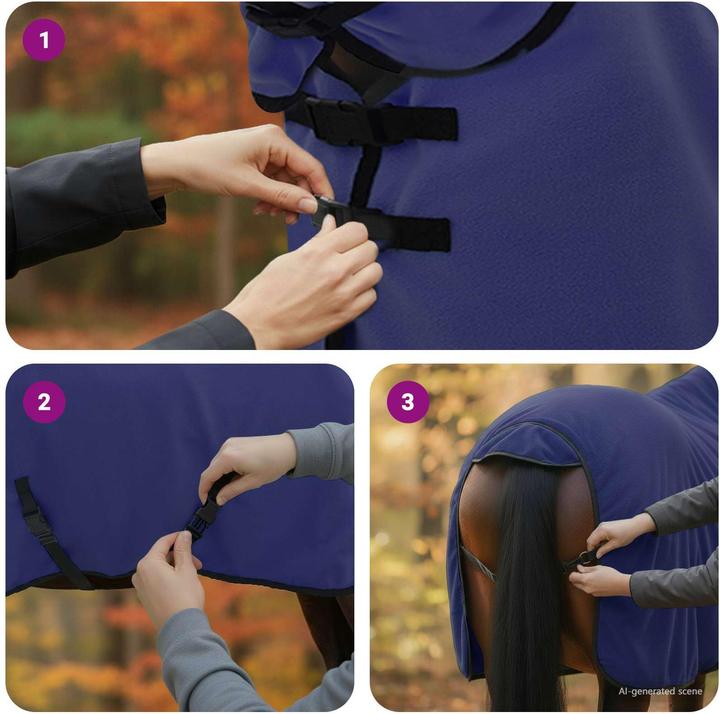 Produktbild vidaXL Polyester-Decke (85 cm)