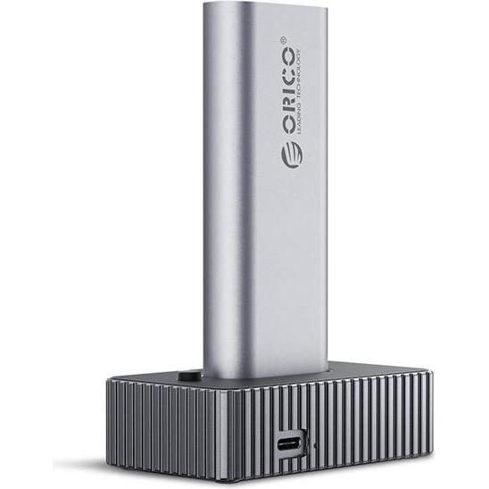 Orico M.2 Dock Series Single Bay (Grey) (M.2), Case per hard disk, Grigio