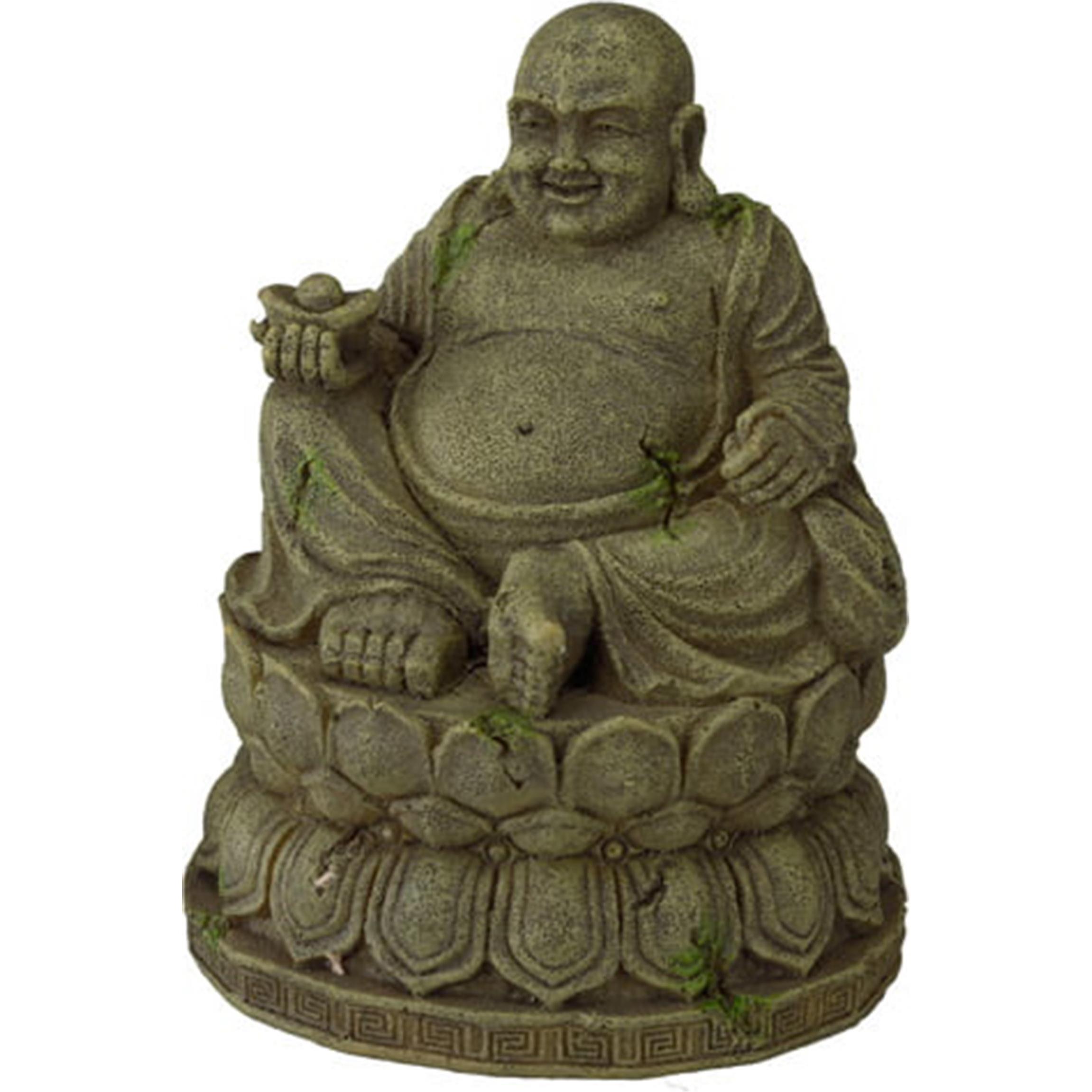 Europet Aquariumdekoration Buddha sitzend - Grösse M ca.9.5x9.5x12.5cm (Dekoration, sonstige Gegenstände), Aquarium Deko...