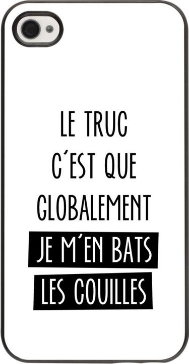 Produktbild PhoneLook Hülle Le truc globalement bats les couilles (Apple iPhone 4)