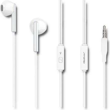 Qoltec In-ear headphones with microphone (Cable)
