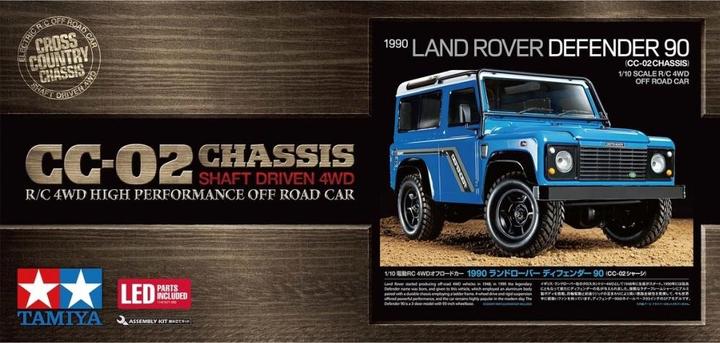 Image du produit Tamiya 1990 Land Rover Defender 90 (CC-02) (Kit)
