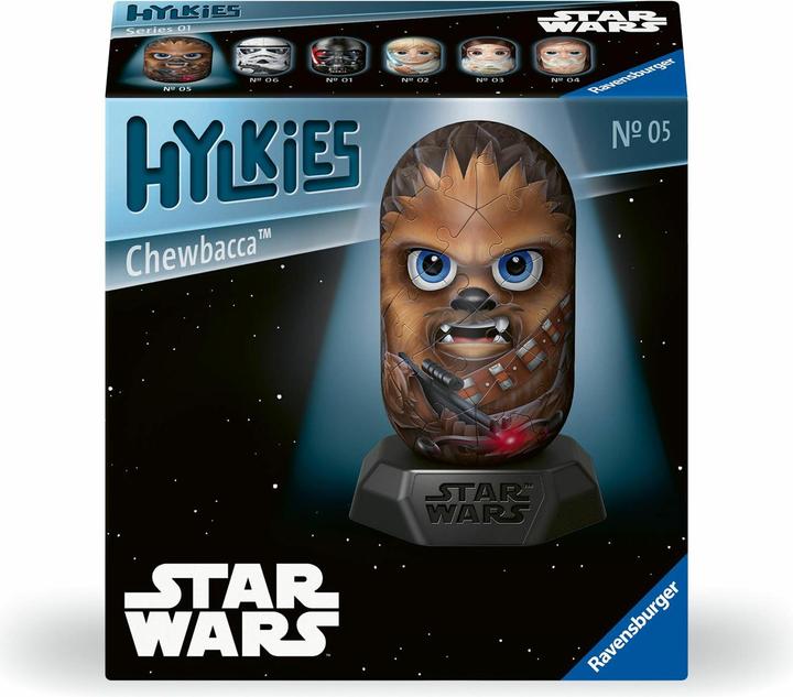 Ravensburger Hylkies: Die neue Sammelfigurenreihe zum selbst zusammenbauen. Figur #05 - Chewbacca - (54 Teile)