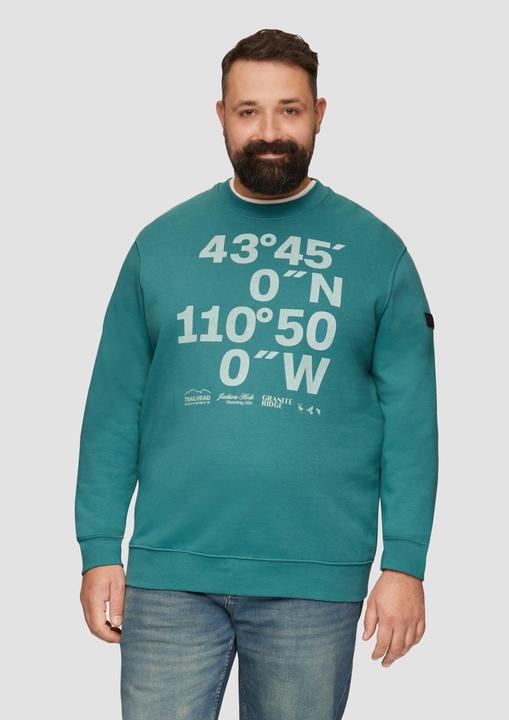 Image du produit S.Oliver Sweatshirt Sweatshirt mit Flock-Print (3XL)