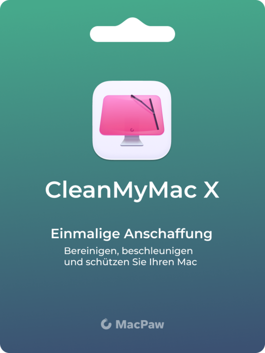 MacPaw CleanMyMac X One-Time Purchase (1 User, 1 Geräte/User, unbegrenzt)