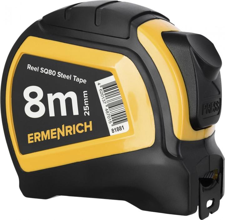 Actual product image Ermenrich Reel SQ80 Roller Tape Measure (8 m)