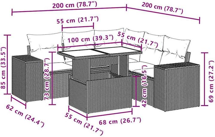 Produktbild vidaXL Lea