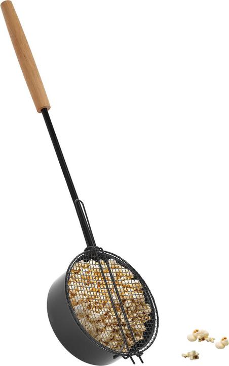 Produktbild Casativo Popcorn-Topf, Outdoorpfanne mit extralangem Stiel (Pfannenset + Topfset)