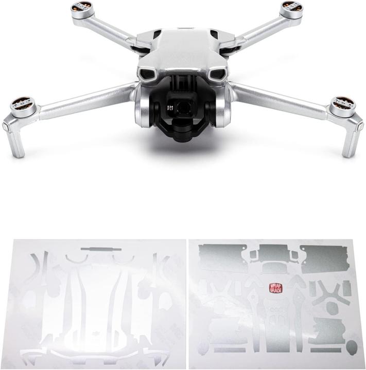 Wrapgrade Schutzfolie für DJI Mini 3 Drohne (Protection des drones, DJI Mini 3)