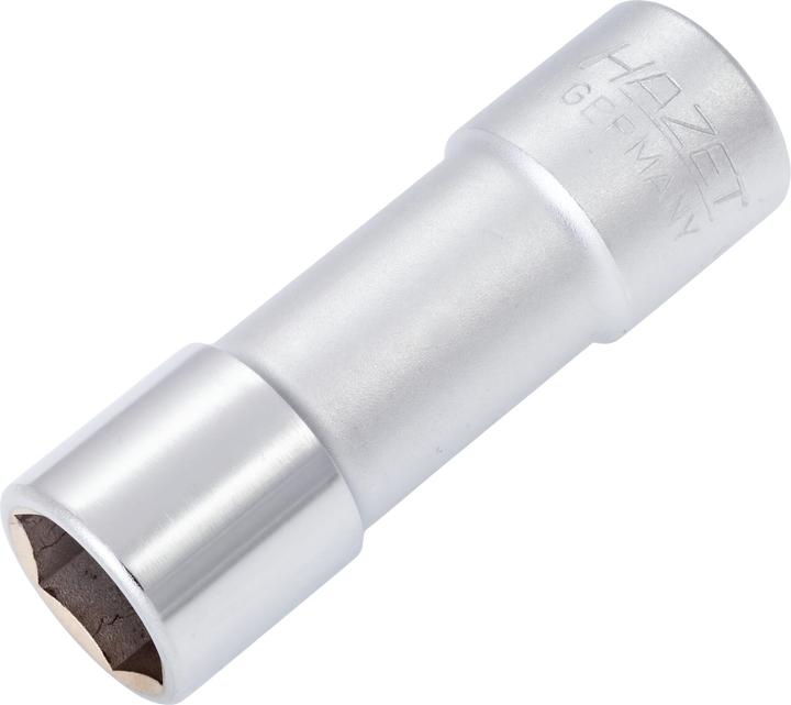 Produktbild HAZET Zündkerzen Steckschlüsseleinsatz 900AKF ∙ Vierkant12,5 mm (1/2 Zoll) ∙ Aussen Sechskant Profil… (16 mm)