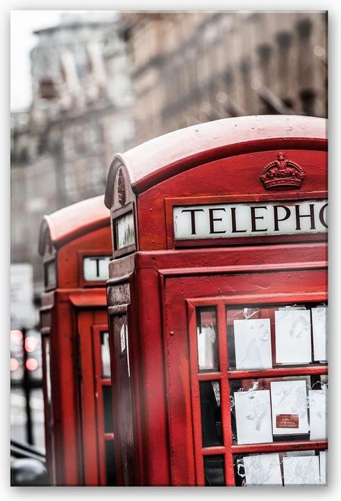 Image du produit Trenddeko Cabine téléphonique britannique (40 x 60 cm)