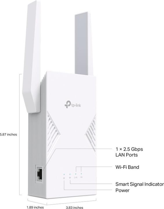 Produktbild TP-Link RE235BE (2882 Mbit/s, 688 Mbit/s)